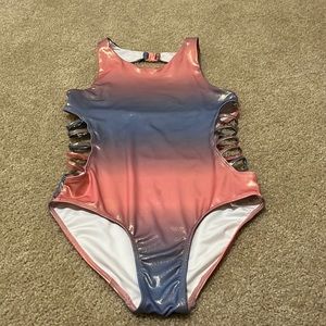 Ombré girls swimsuit